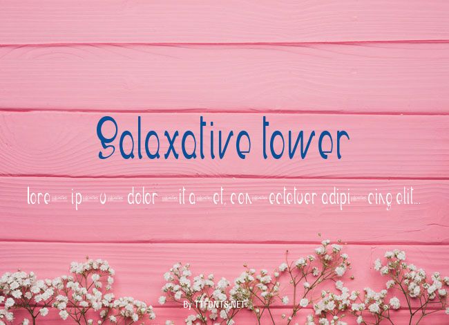 Galaxative tower example